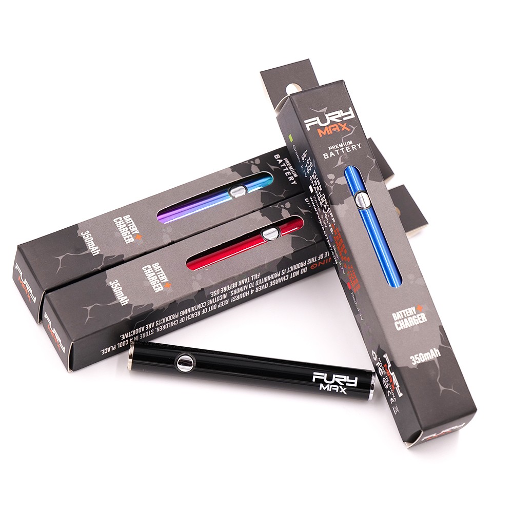 510 Vape Pen - Batteria Ricaricabile Fury Max 350mAh 510 Vape Pen - Batteria Ricaricabile Fury Max 350mAh