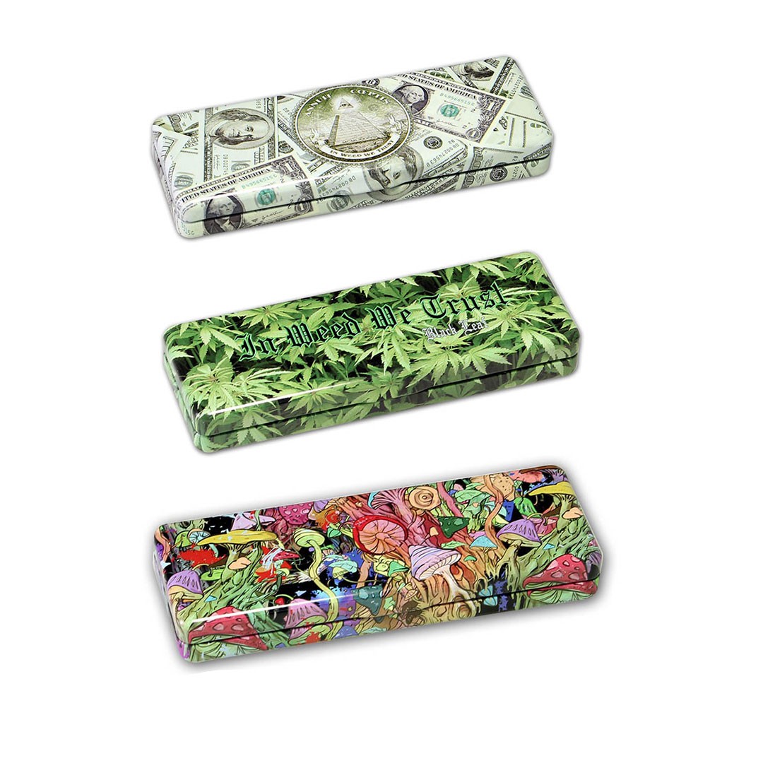 Black Leaf Can with filter Case - Varie Fantasie