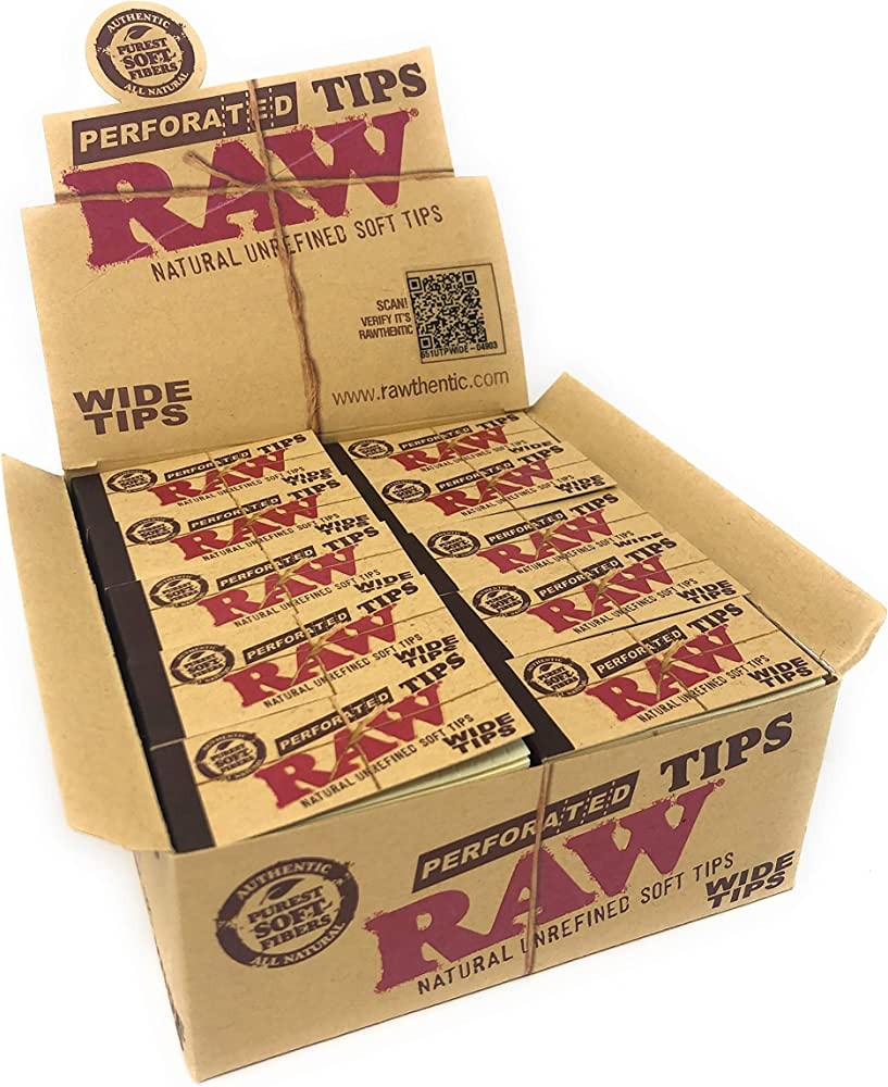 Box Filtri di carta - Raw Perforated - 50pz