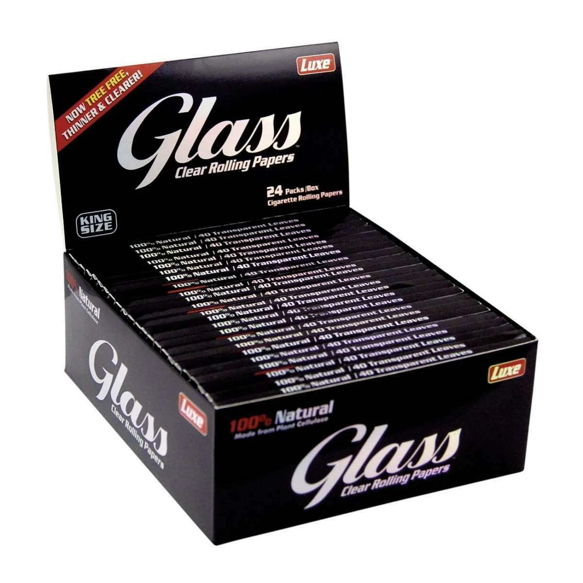 Box Luxe "Glass" King Size in Cellulosa - 24pz Box Luxe "Glass" King Size in Cellulosa - 24pz