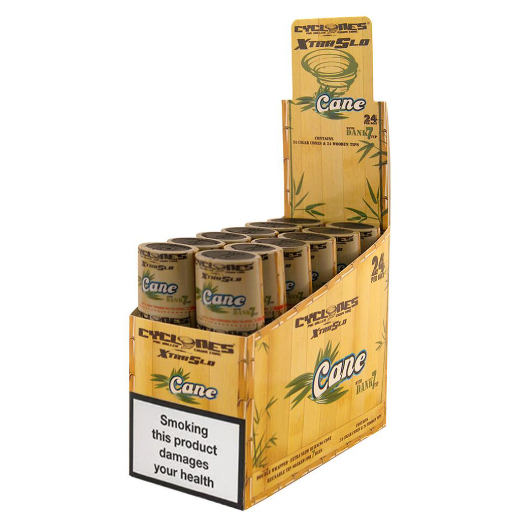 Box Blunt Cyclones XtraSlo - Sugar Cane - 24 Blunt Box Blunt Cyclones XtraSlo - Sugar Cane - 24 Blunt