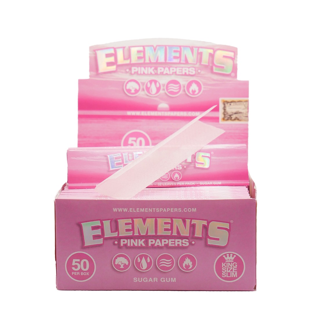 Box Elements Pink Paper King Size - 50pz Box Elements Pink Paper King Size - 50pz