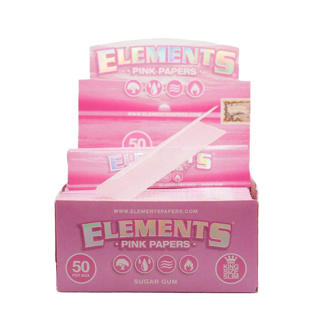Box Elements Pink Paper King Size - 50pz Box Elements Pink Paper King Size - 50pz