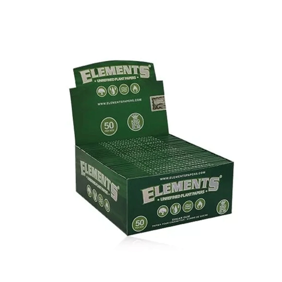 Box Elements Unrefined Plant Papers King Size - 50pz Box Elements Unrefined Plant Papers King Size - 50pz
