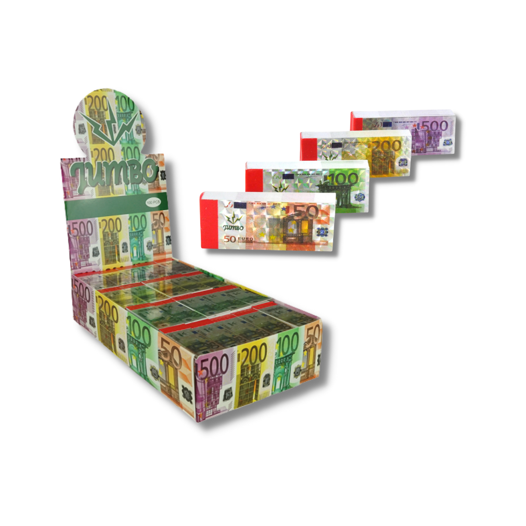Filtri di carta - Jumbo - Fantasia "Euro"