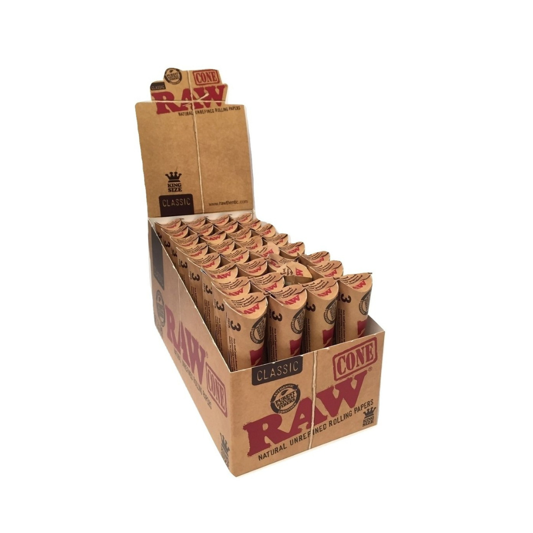 Box Cono Pre-Rollato Raw -  32 da 3pz Box Cono Pre-Rollato Raw - 32 da 3pz