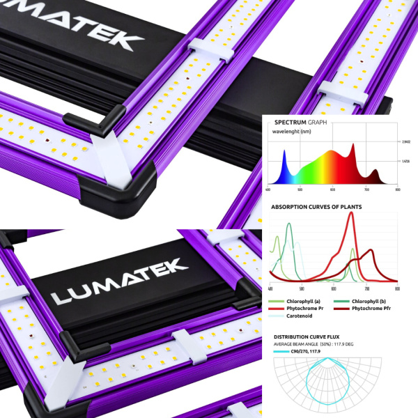 Lumatek 200wPro Led e caratteristiche