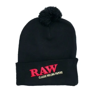 ROLLING PAPERS X RAW WINTER HAT - BLACK
