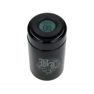 BARATTOLO IN VETRO VIOLA CON INDICATORE UMIDITA' - 200ml